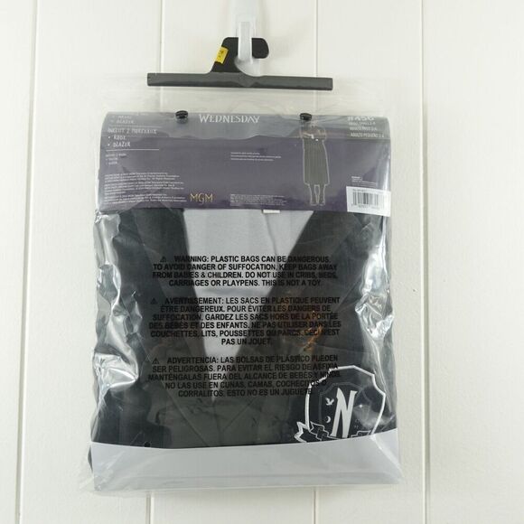 Wednesday Addams Nevermore Uniform Costume TV Series Adult Small 2-4 - Picture 9 of 10